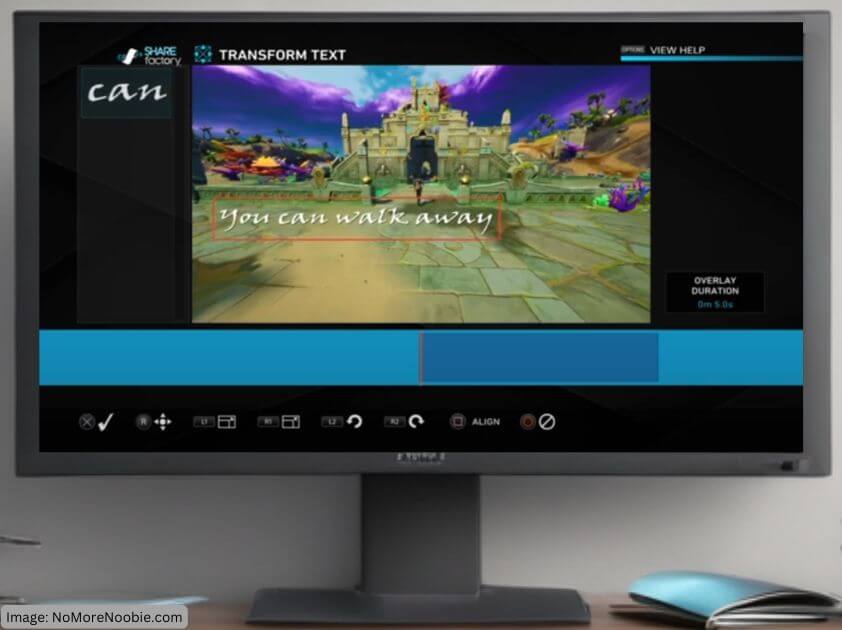 Add text to video and sync with words of a song