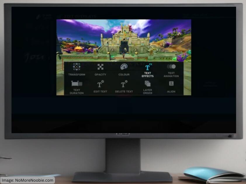 Add black outline to text in sharefactory