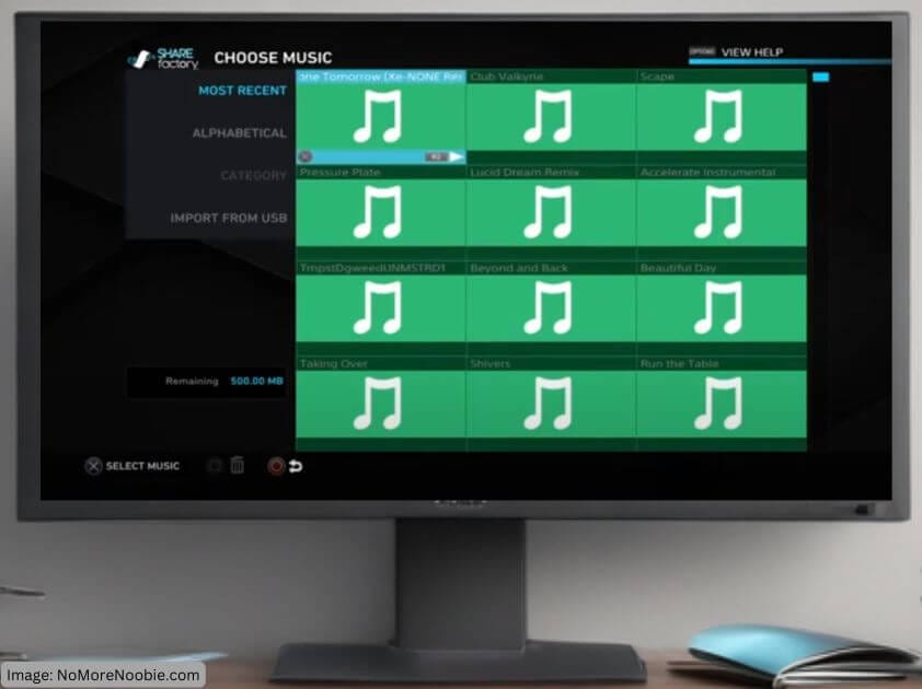 How to add music on sharefactory PS4 